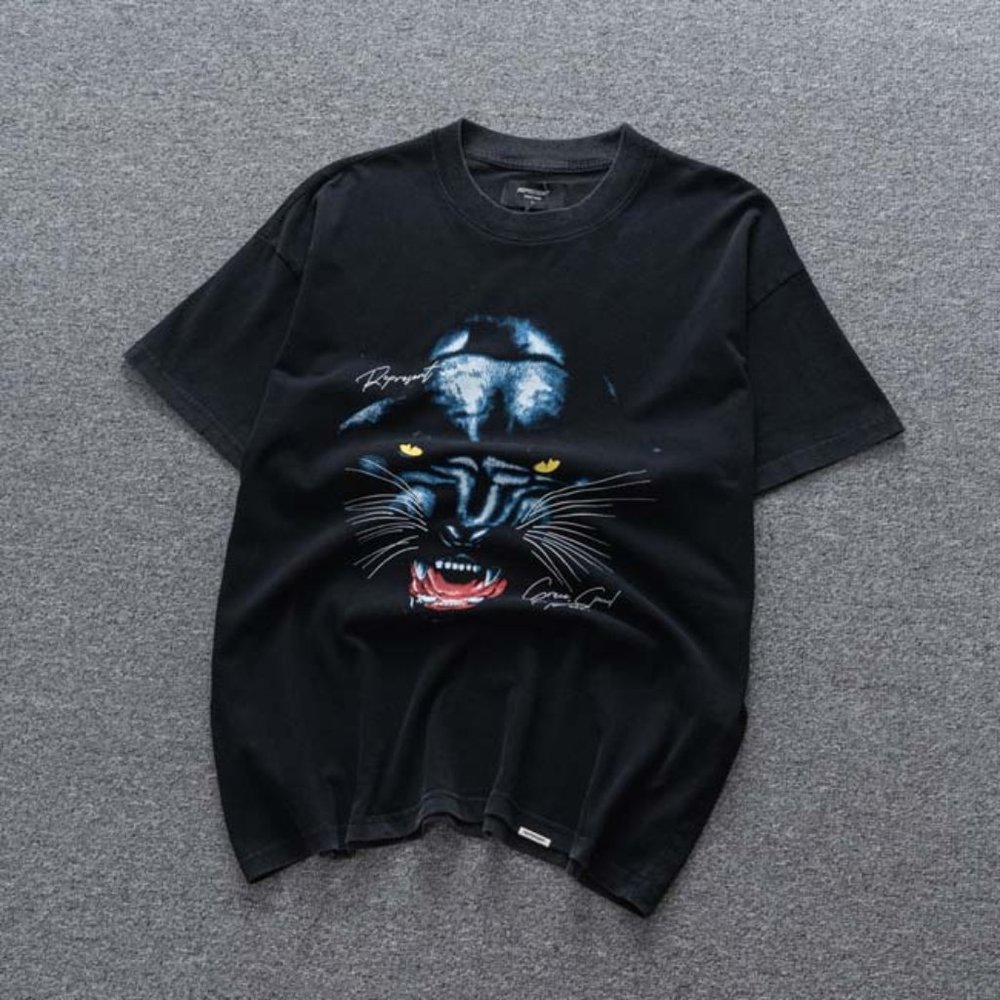 Represent Jaguar T-Shirt Vintage Black